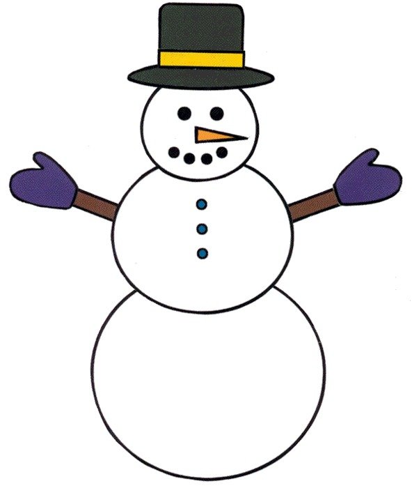 Clipart of the Snowman