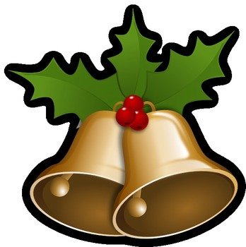 Christmas Bells With Holly At Clkercom Vector clipart