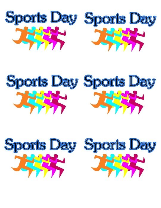 Sports day set drawing free image download