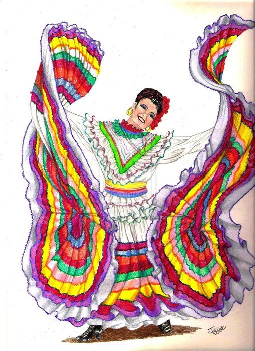 traditional Mexican dancer