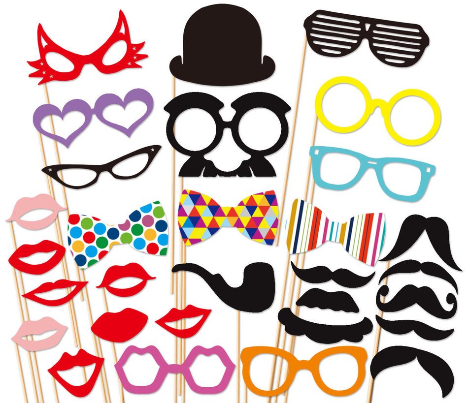 variety of accessories as picture for clipart