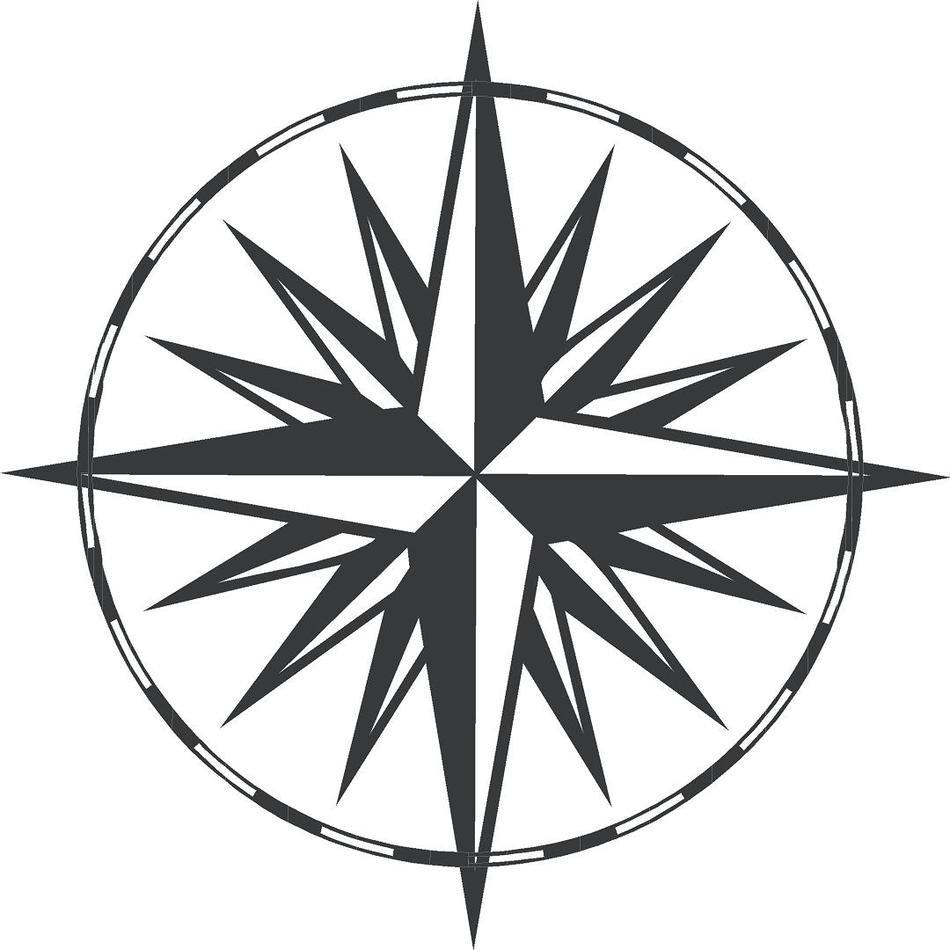 clipart of the Compass star