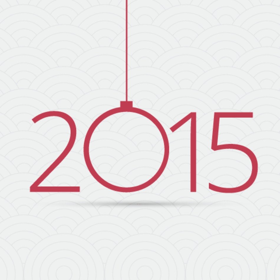 Simple Fondo Con Logo Del A&241o 2015