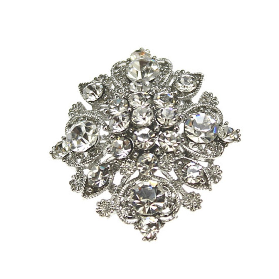 Diamante Shoe Clips Exclusive To The Wedding Boutique Style 507 clipart