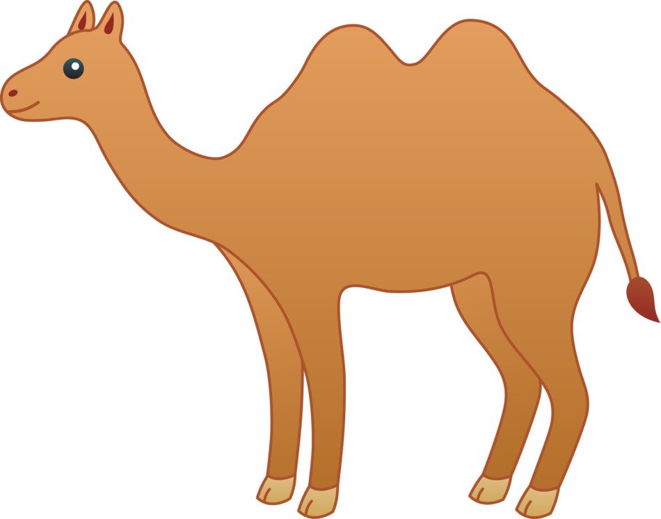 Clip art of camel