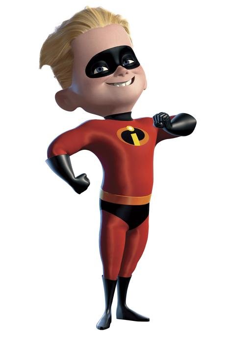 clipart of superhero boy from incredible family cartoon