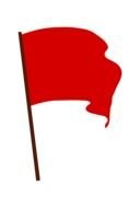 red pin flag drawing