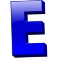 Letter E Icon Free Images At Clkercom Vector Online