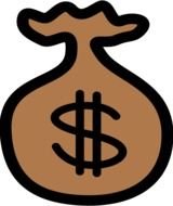 brown Money Bag drawing
