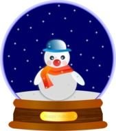 Animated Snow Globe