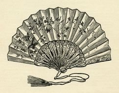 vintage fan for clipart