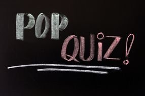 Bigstock Pop Quiz drawing