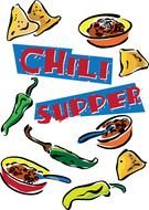 Clip art of the chili peppers