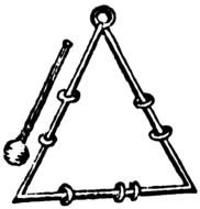 triangle instrument with rings