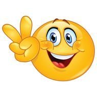 Peace Signs Emoticon Stickers Smiley Random clipart