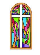 Colorful Church Glass Clipart