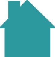 House Logo Teal At Clkercom Vector Online N2