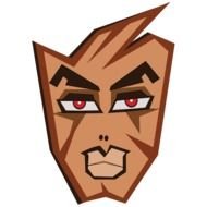 Cartoon brown face clipart