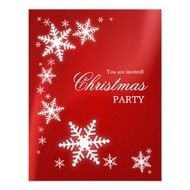 Chevron Christmas Tree Invitations