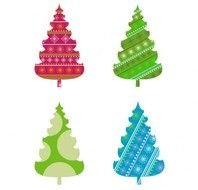 "Abstract Merry Christmas" clipart