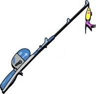 Fishing Pole Black And White Panda Free