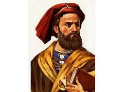 portrait of Marco polo, Venetian merchant and adventurer