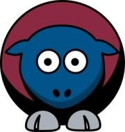 Sheep Colorado Avalanche Team Colors Vector Online