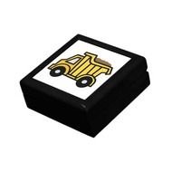 Cartoon With A Construction Dump Truck Keepsake Boxes
