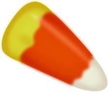 Clipart of Halloween Candy Corn