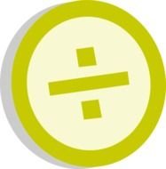 Symbol Divide Vote At Clkercom Vector Online