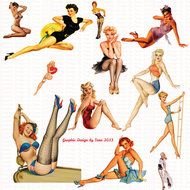 Pin Up For Personal And Commercial By Graphicdesignbytara