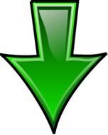 green Flecha Arrow drawing
