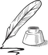 Ink Pen drawing