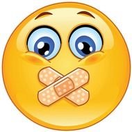Mouth Shut Smiley Facebook Symbols And Chat Emoticons