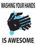 hand wash sign