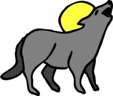 Wolf Howling drawing