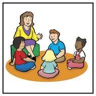 day in kindergarten