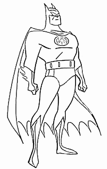 Drawing of the Batman