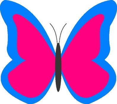 Bright Butterfly Svg Downloads Animal Download Vector