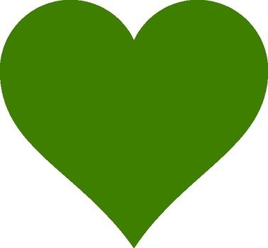 green Heart drawing