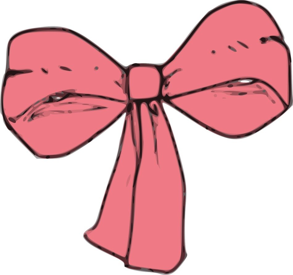 nice Pink Bow drawing