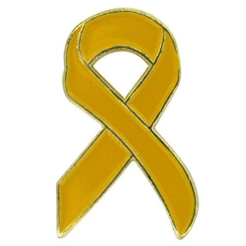 yellow ribbon symbol of disease prevention