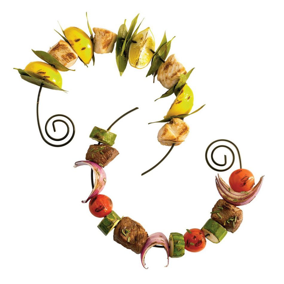 Curved Shish Kabob as a picture for clipart