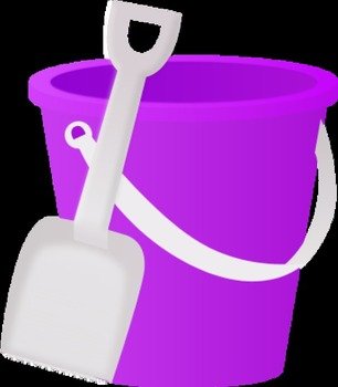 Bucket And Shovel Vector
