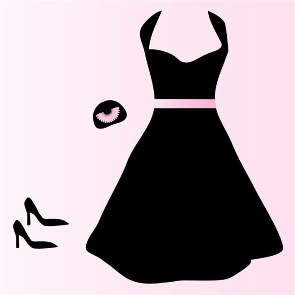 Black Dress Clip Art Free Stock Photo Public Domain Pictures