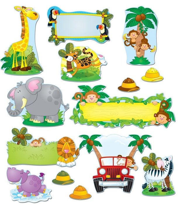 jungle story collage
