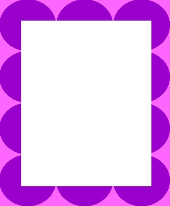 purple picture frame