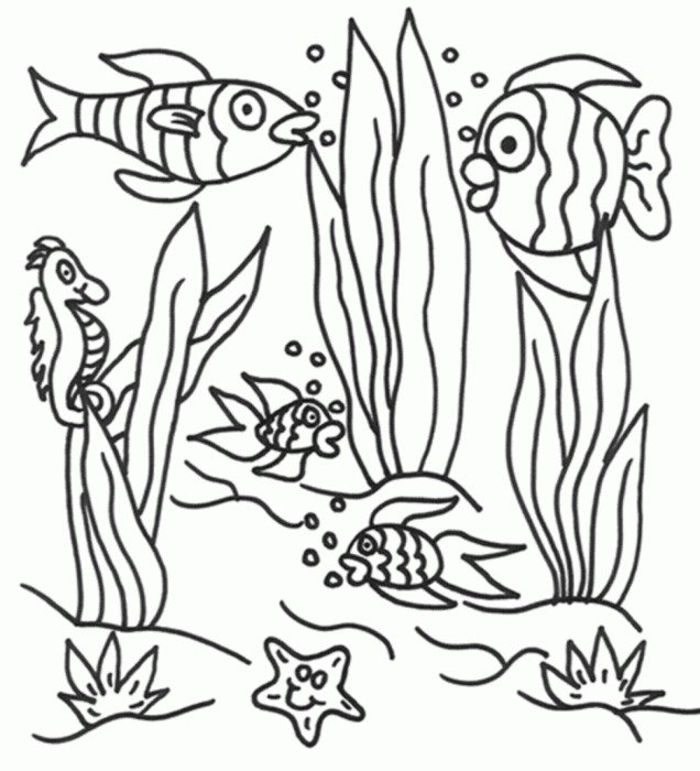 Ocean Landscape Coloring Pages 99coloringcom