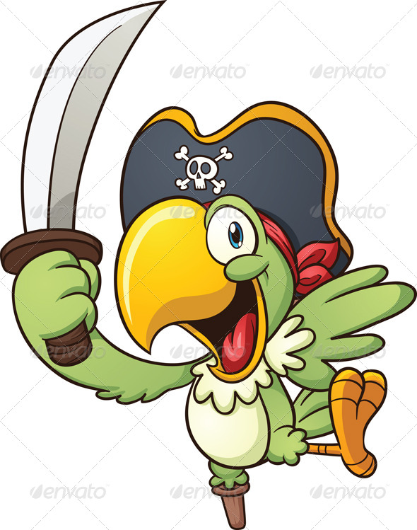 Pirate Parrot Animals Characters free image download