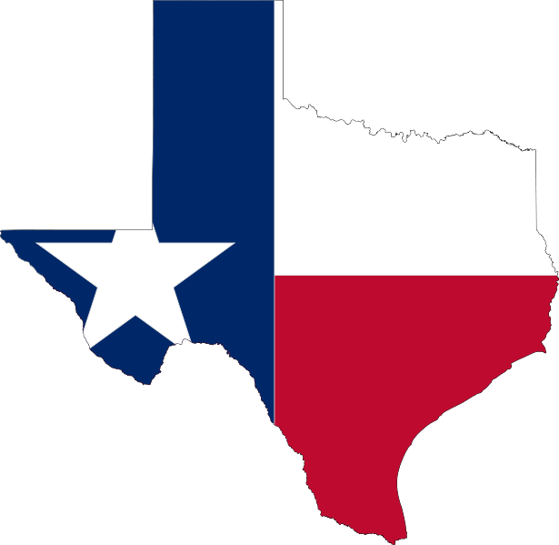 Flag of Texas clipart free image download